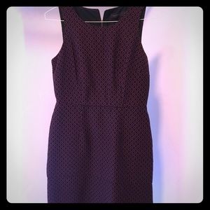 Black and red polka dot dress